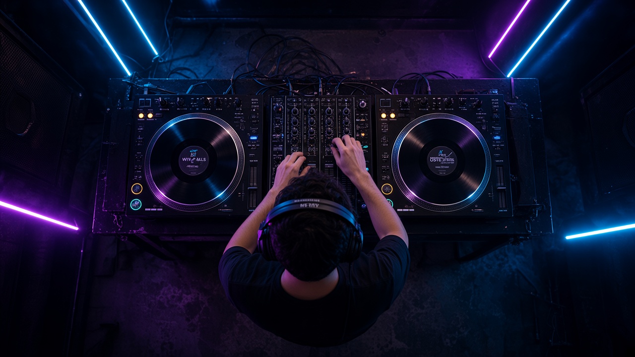 Private DJ lesson environment